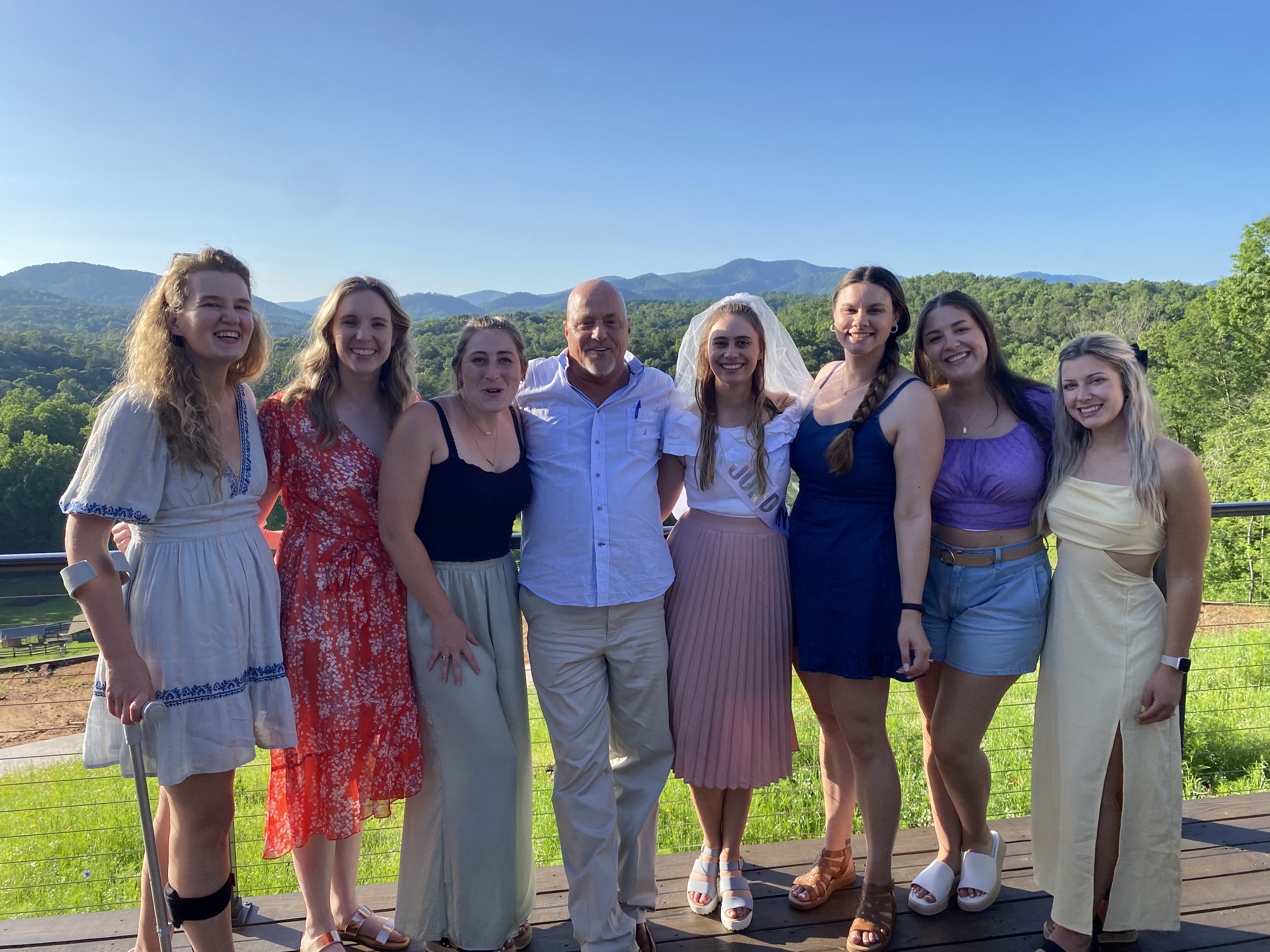 Atlanta bachelorette wine tasting celebration